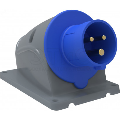 Вилка кабельная ССИ-513 6A 2Р+РЕ 220В IP44 стационарная